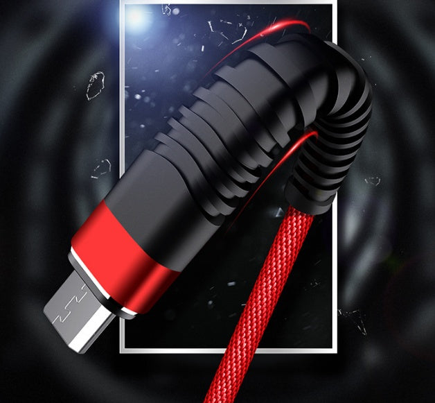Compatible With Indestructible High Tensile Fast Charging Cable For And Android
