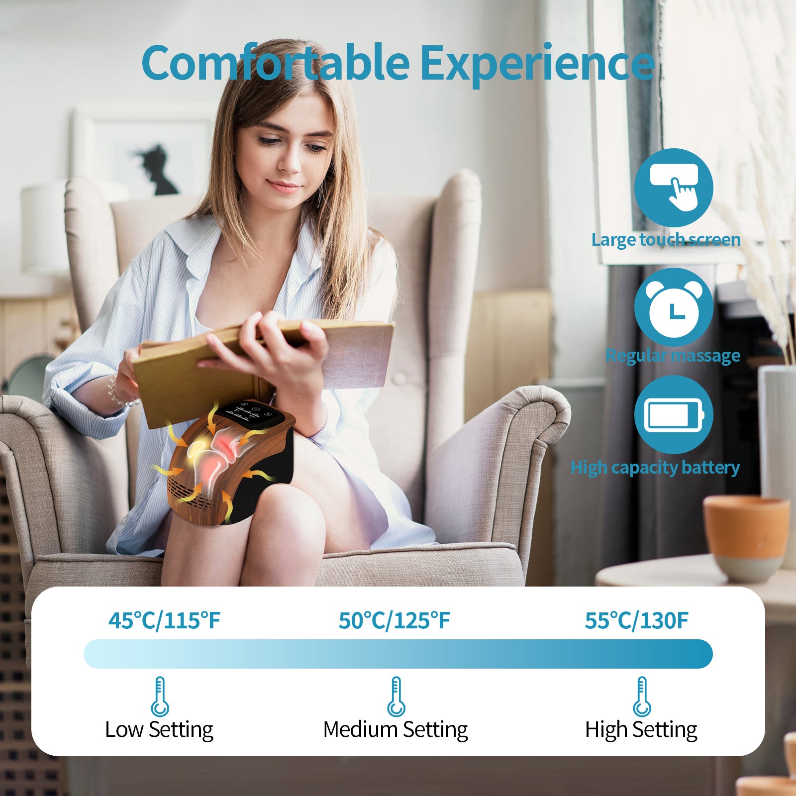 Portable Electric knee massager